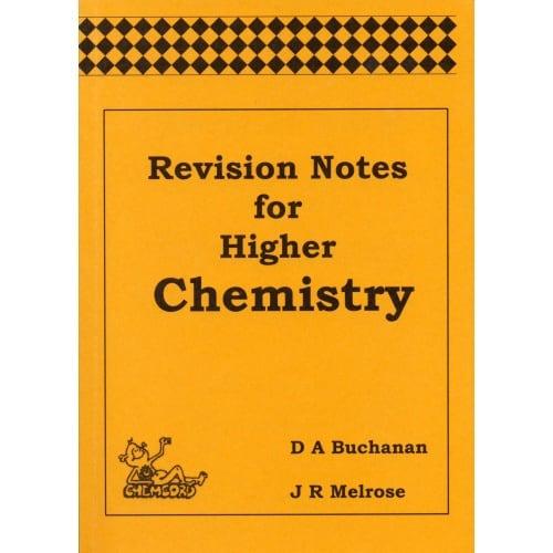 Revision Notes for Higher Chemistry