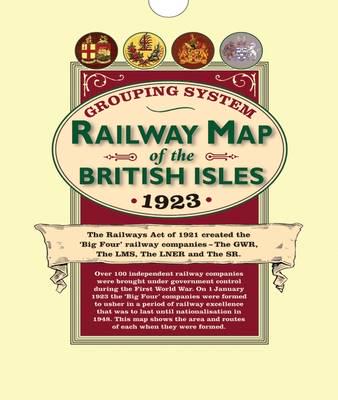 Railway Map of the British Isles 1923, (Folded in Wallet)