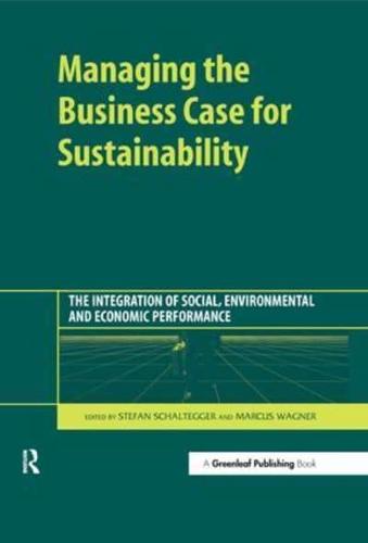 Managing the Business Case for Sustainability