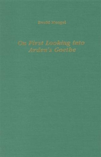 On First Looking Into Arden's Goethe