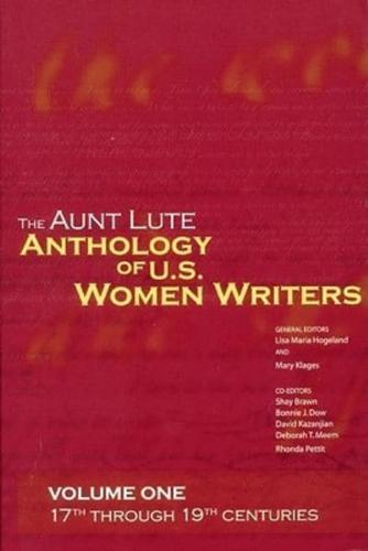 The Aunt Lute Anthology of U.S. Women Writers