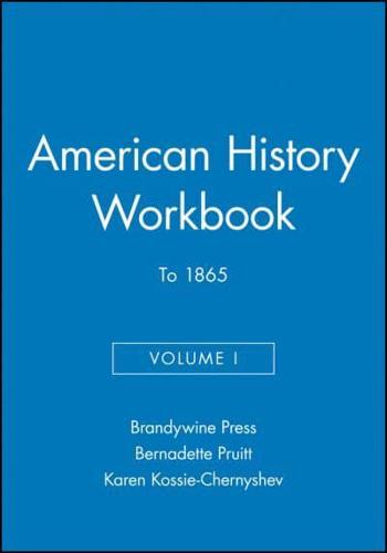 American History Workbook, Volume I
