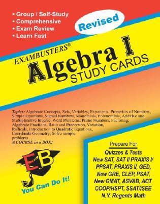 Exambusters Algebra 1 Study Cards