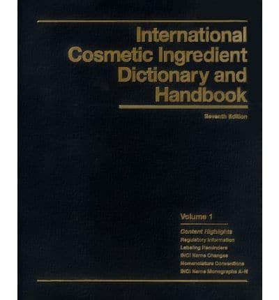 Ctfa International Cosmetic Ingredient Dictionary and Handbook