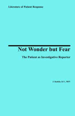 Not Wonder But Fear