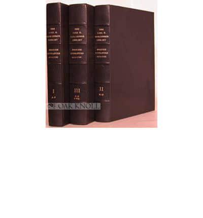 The Carl H. Pforzheimer Library, English Literature, 1475-1700