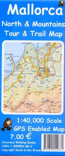 Mallorca North and Mountains Tour and Trail Map