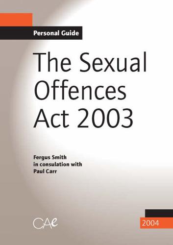 The Sexual Offences Act 2003