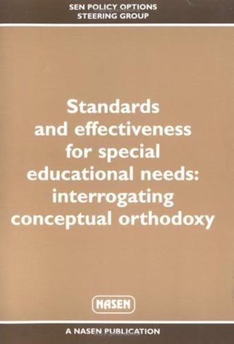 Standards and Effectiveness for Special Educational Needs
