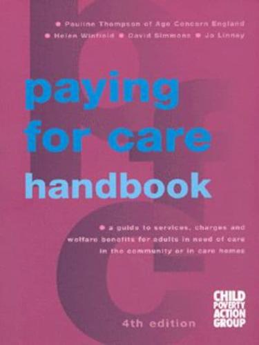 Paying for Care Handbook