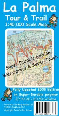 La Palma Super-Durable Tour and Trail Map