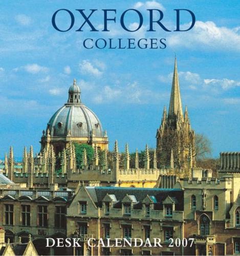 Oxford, the Colleges and University Mini Desktop Calendar