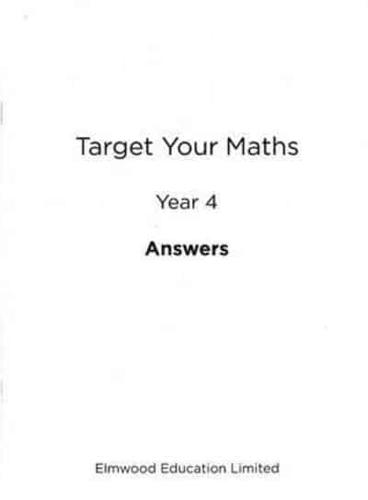 Target Your Maths. Year 4 Answers