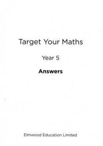 Target Your Maths. Year 5 Answers