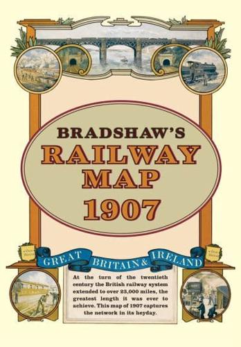 Bradshaw's Railway Folded Map 1907