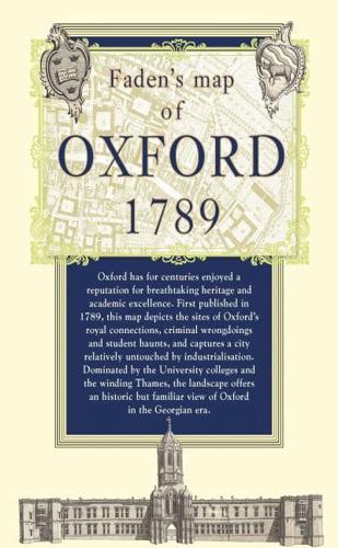 Map of Oxford, 1789
