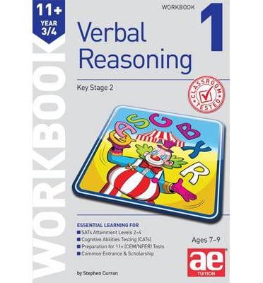 11+ Verbal Reasoning Year 3/4 Workbook 1