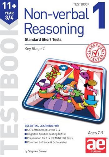 11+ Nonverbal Reasoning Year 3/4 Testbook 1