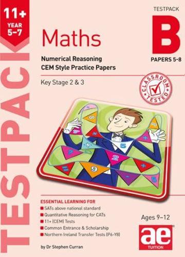 11+ Maths Year 57 Testpack B Papers 58