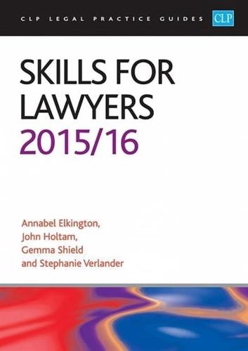 Skills for Lawyers 2015/2016
