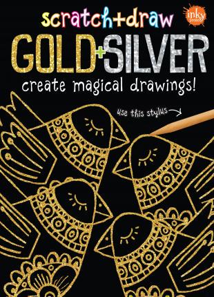 Scratch & Draw Gold & Silver