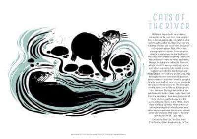 Tom Cox's 21st Century Yokel Poster: Cats of the River