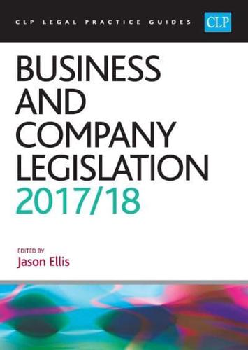 Business and Company Legislation 2017/18