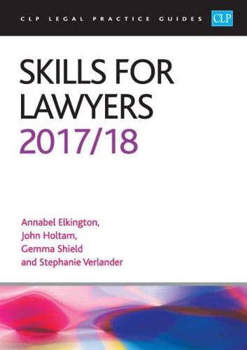 Skills for Lawyers 2017/2018