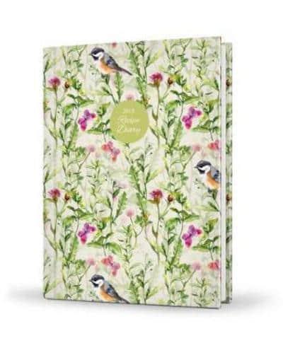 2018 Recipe Diary Birds Design
