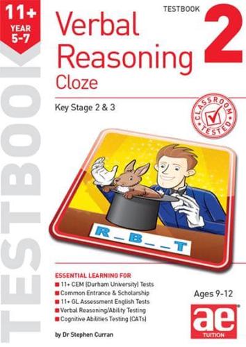 11+ Verbal Reasoning Year 57 Cloze Testbook 2