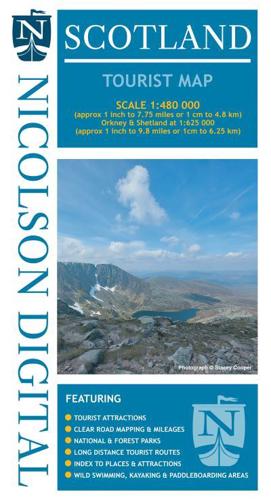 Nicolson Scotland Tourist Map