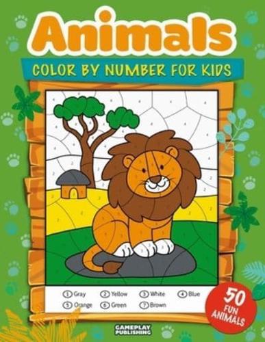 Animals Color By Number For Kids