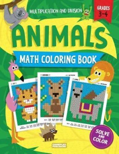 Animals Math Coloring Book