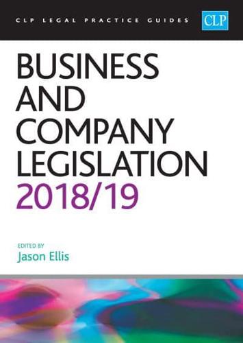 Business and Company Legislation 2018/2019