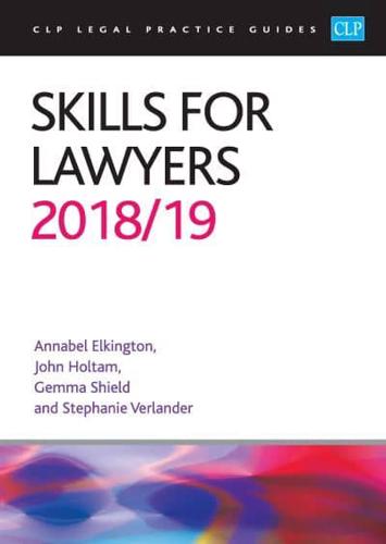 Skills for Lawyers 2018/2019