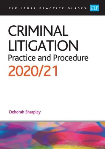 Criminal Litigation: 2020/2021