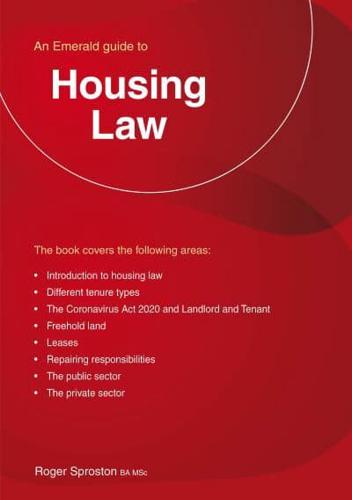 An Emerald Guide to Housing Law