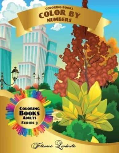 Coloring Books - Color by Numbers Adults (Series 3)