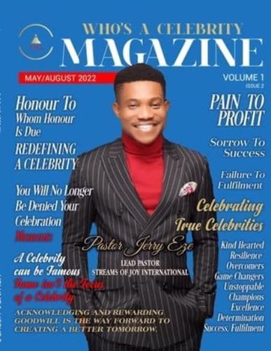 Who's A Celebrity Magazine Pastor Jerry on the cover