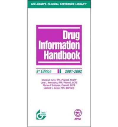 Drug Information Handbook. 2001 - 2002
