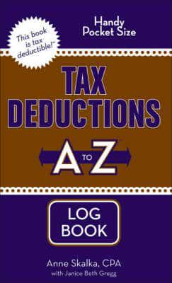 Tax Deductions A to Z Log Book