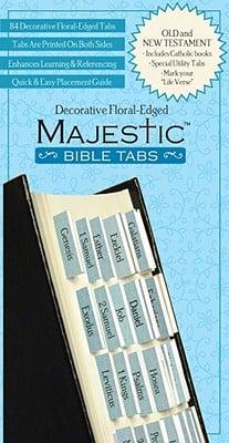 Majestic Bible Tabs, Mini Decorative Floral
