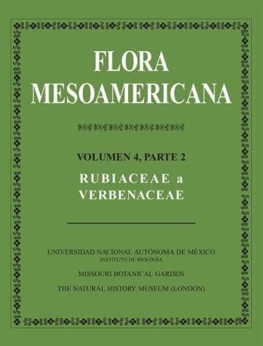 Flora Mesoamericana, Volumen 4, Parte 2