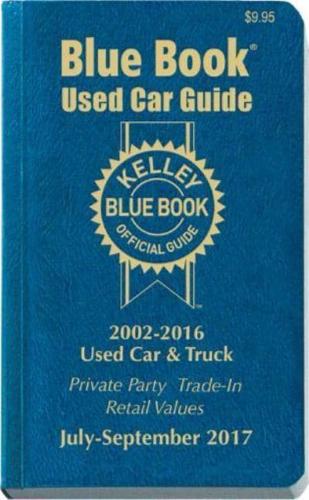 Kelley Blue Book July-Sept 2017