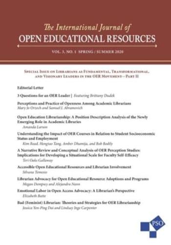 The International Journal of Open Educational Resources