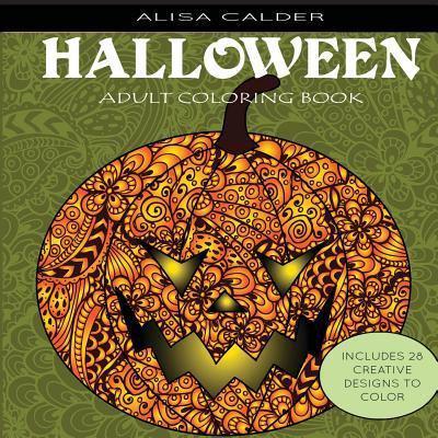 Adult Coloring Books: Halloween Designs