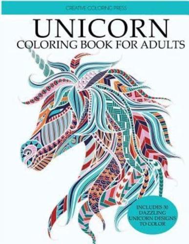 Unicorn Coloring Book: Adult Coloring Book with Beautiful Unicorn Designs