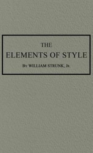 The Elements of Style: The Original 1920 Edition