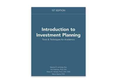 Introduction to Investment Planning: Tools & Techniques for Academics