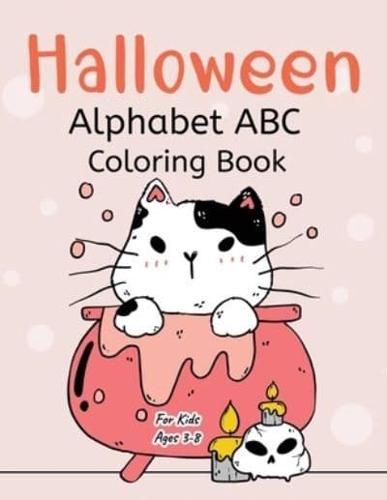 Halloween Alphabet Coloring Books For Kids: A-Z Spooky night Coloring Book